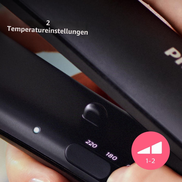 PHILIPS BHS375 / 00 Essential Straightener, ThermoProtect-Technologie, Keratin- und Keramikplatten,