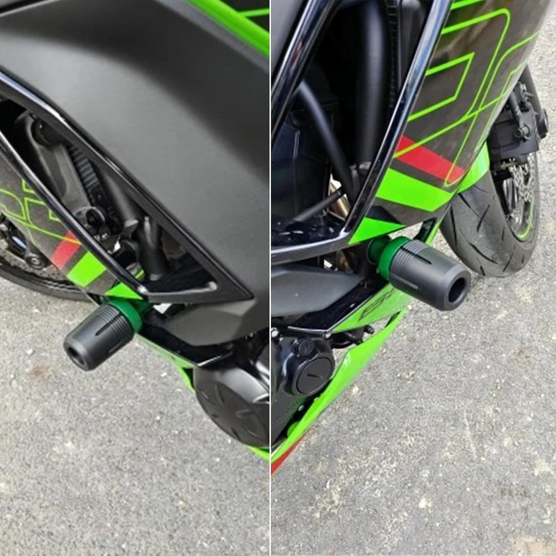 Motorrad Sturzschutz Sturzpads für Kawasaki NINJA 650 NINJA650 Z650 2017-2023 Zubehör Rahmen Schiebe