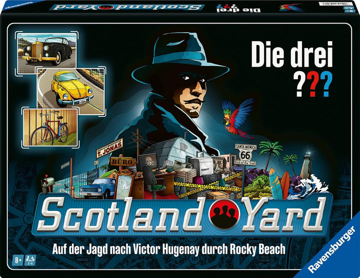 Ravensburger 24741 - Die DREI ??? Scotland Yard - Der Spieleklassiker für 2-6 Personen ab 8 Jahren m
