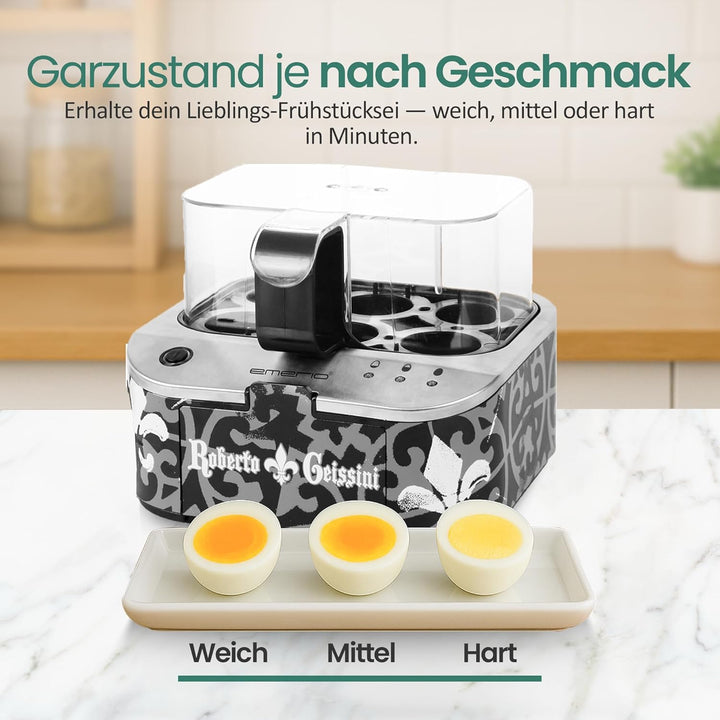 ROBERTO GEISSINI | einzigartiger Eierkocher mit der Stimme von CARMEN GEISS | Limited Edition by EME
