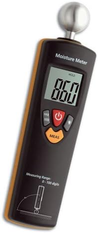 TFA Dostmann Humidcheck Contact, Materialfeuchtemessgerät, 30.5503, ideal für die Baustelle & Klimal