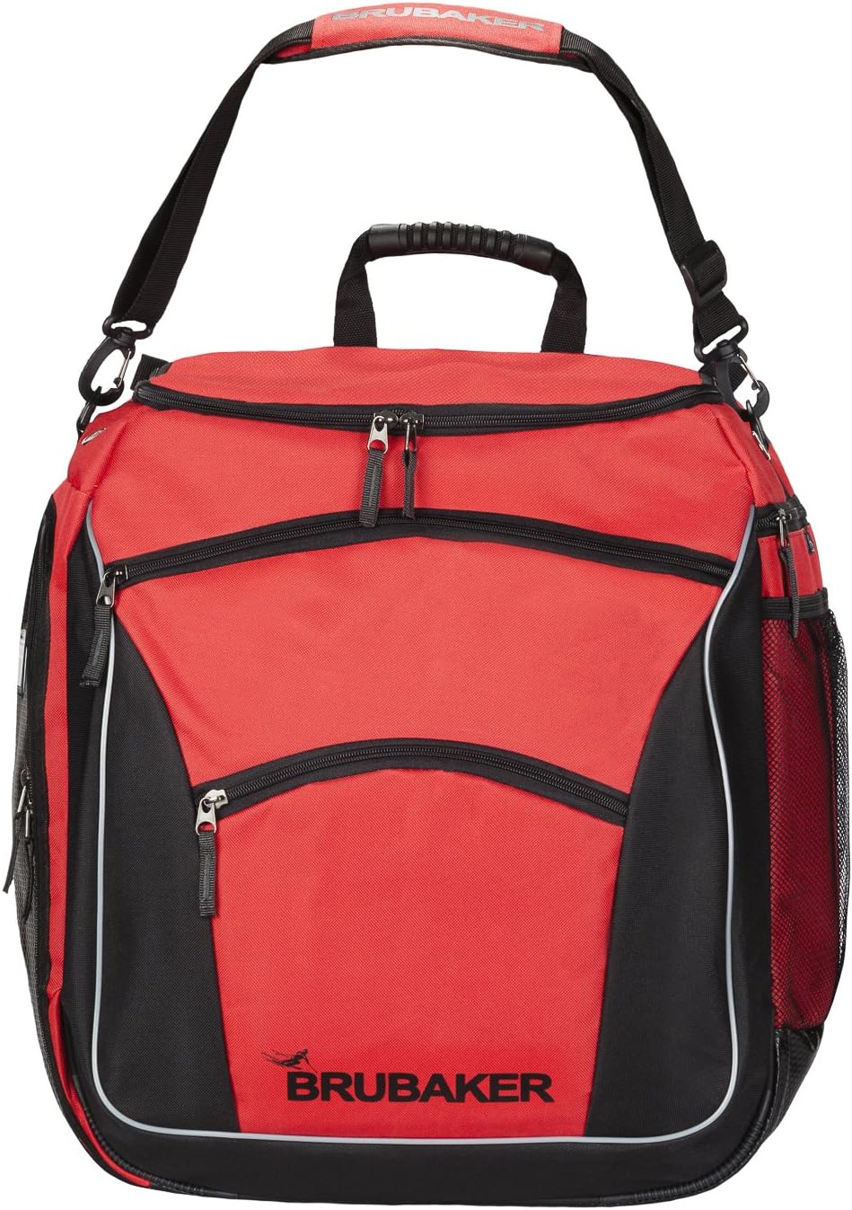 BRUBAKER Skischuhtasche Professional für Schuhe und Helm mit Rucksack-Tragegurten und Schaum-Rückenp