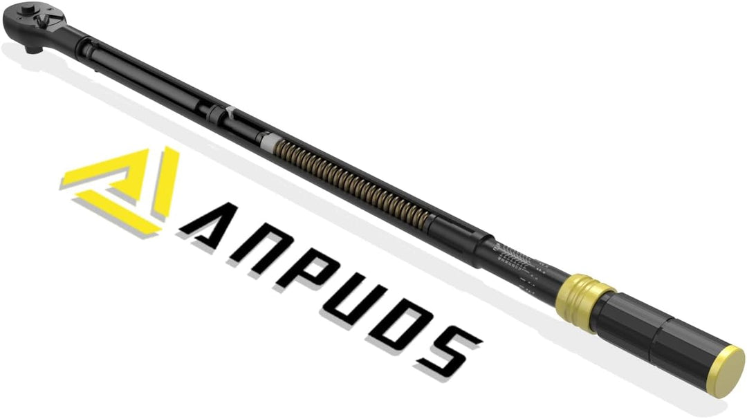 ANPUDS Drehmomentschlüssel 3/4 Zoll, 100-600 Nm Drehmomentschlüssel, ±3% Fehlergenauigkeit mit 48 Zä