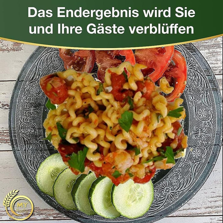 MY Pasta MY PASTA - Fusilli Rolli - Trulli - Zubehör für Pastamaker - Pasta Disc Kompatibel Mit Past