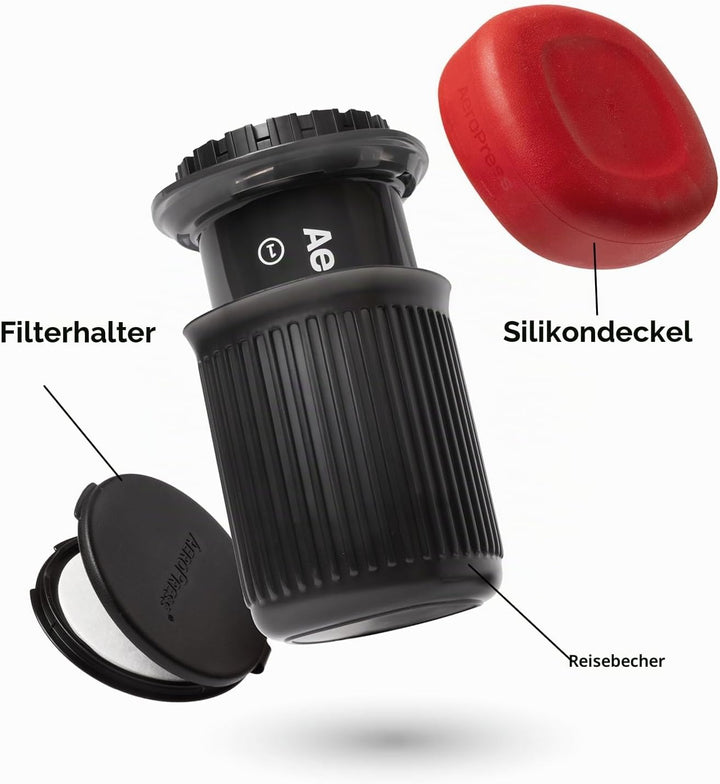 AeroPress 10R11 Go, plastik, 8 ounces,