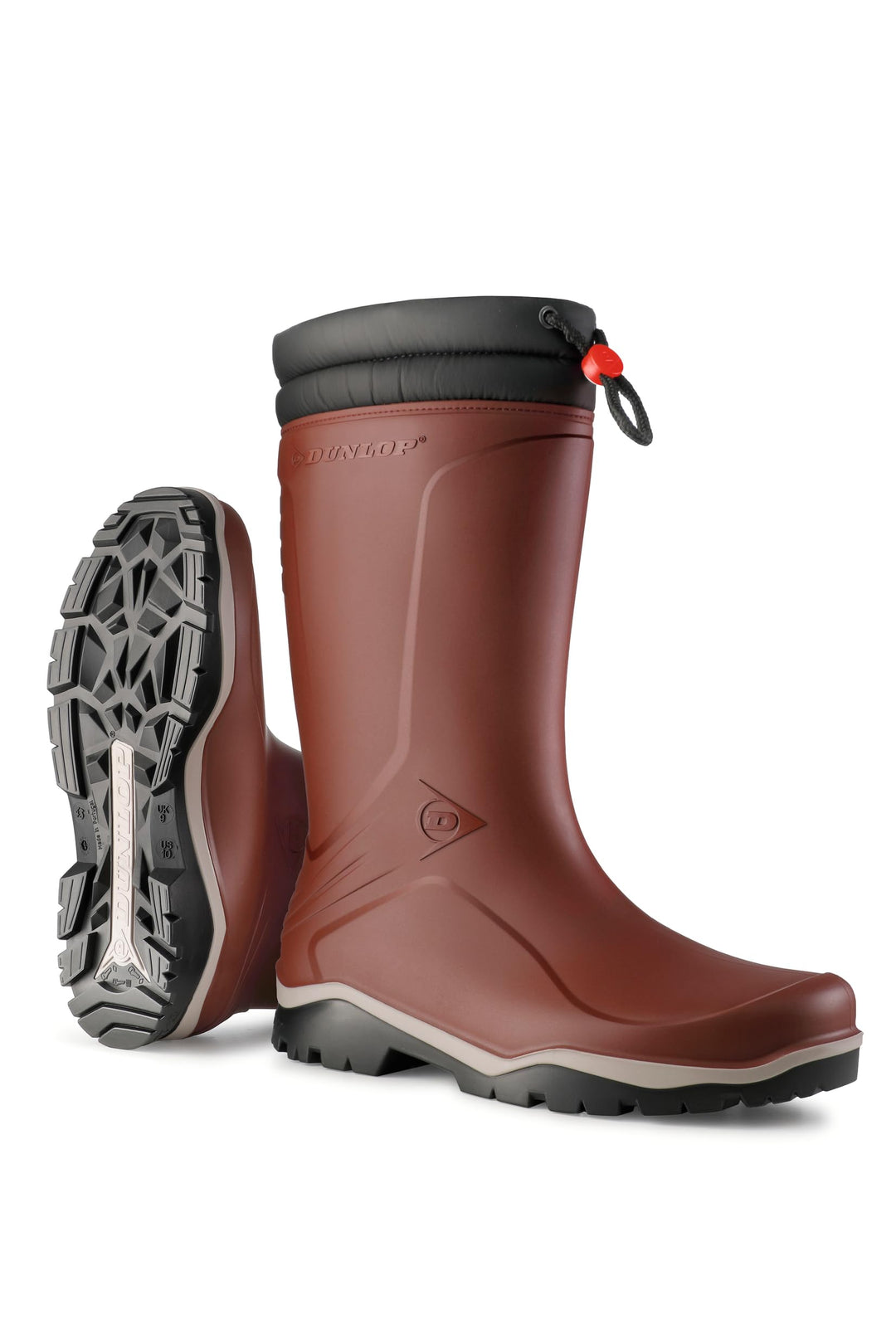 DUNLOP Protective Footwear Kids Blizzard, gefütterte Kinder Gummistiefel 37 EU Burgundy, 37 EU Burgu