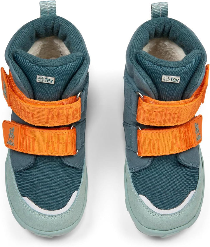 Affenzahn Winterstiefel Vegan Comfy warm gefüttert, wasserdicht mit Kletterverschlüssen, Grösse 21-3