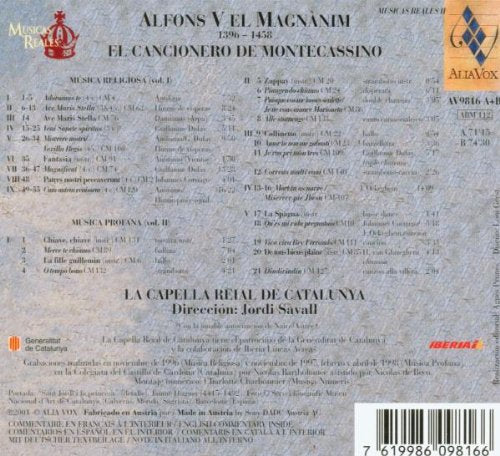 Alfons V El Magnanim, Audio-CD