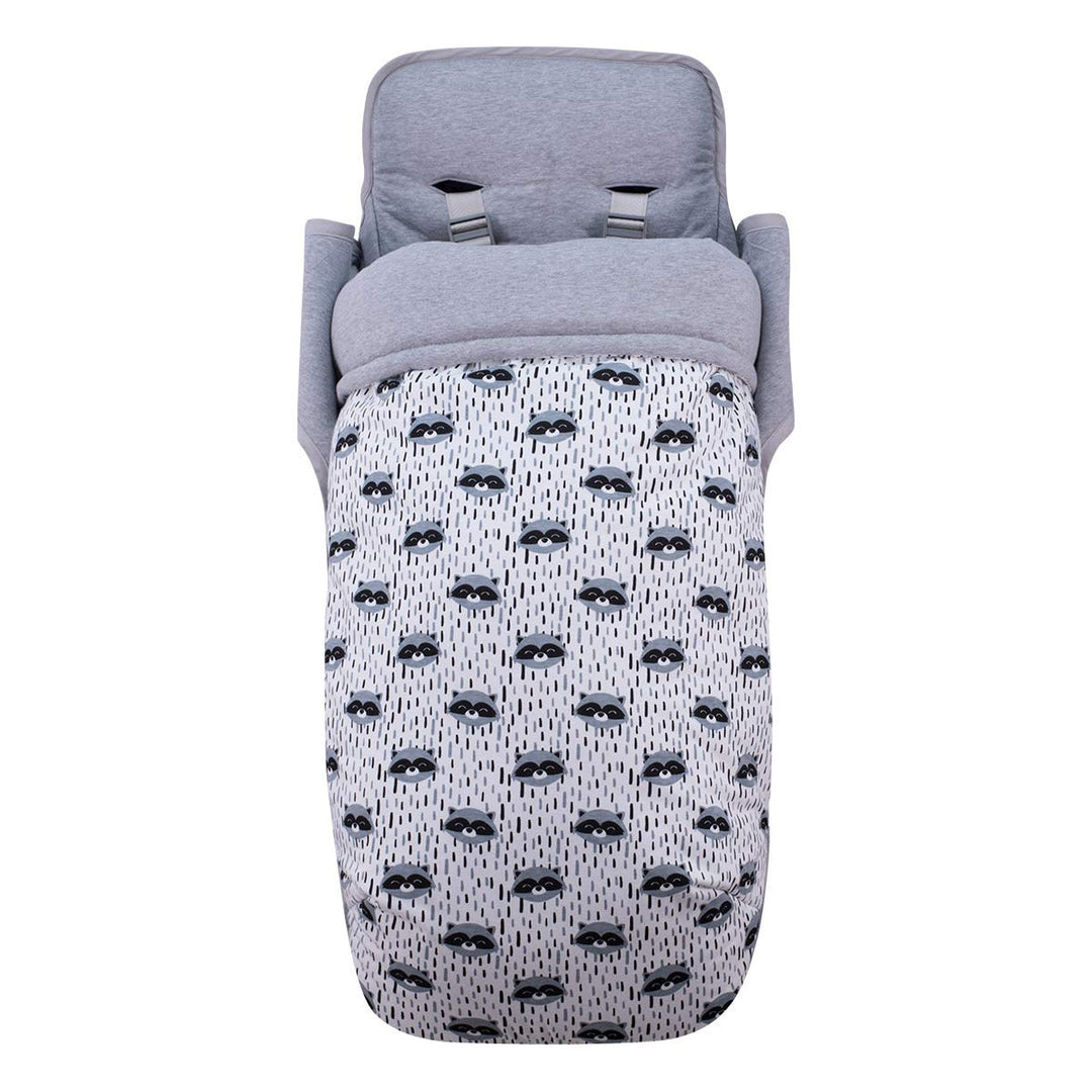 JYOKO KIDS Fusssack Kompatibel mit Maclaren Raccoon BAUMWOLLE, Raccoon BAUMWOLLE