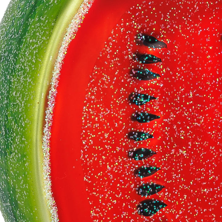 SIKORA Wassermelone besondere Weihnachtskugel Glas Christbaumschmuck Deko Figur Weihnachten Anhänger