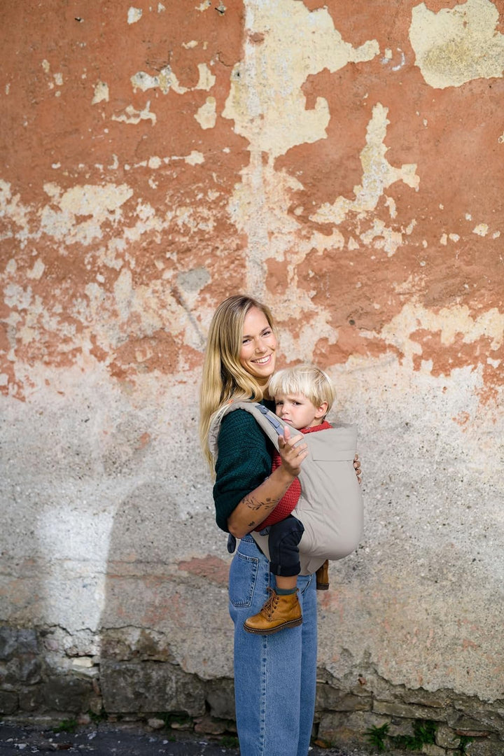 Beco Toddler Babytrage &amp; Kindertrage (9-27 kg) - 100% Baumwoll Trage Kleinkind, Leicht &amp; Atmungsakti