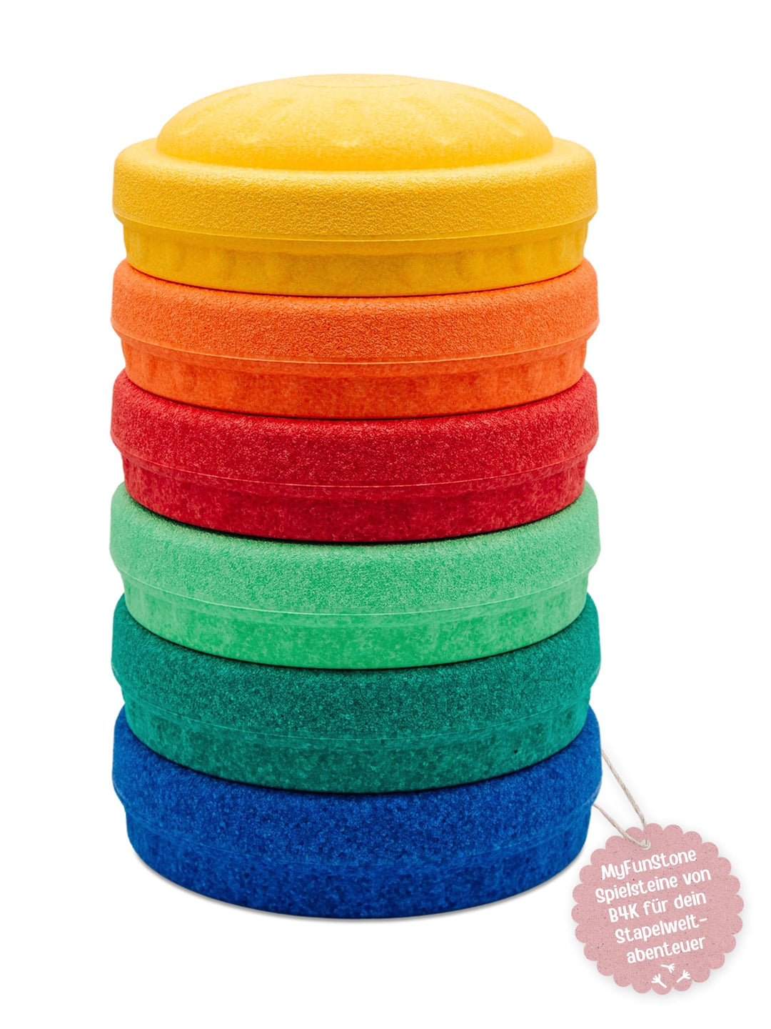 Stapelwelt MyFunStone Spielstein Balancierstein, Besonderes4Kids, kompatibel mit anderen Balancierst
