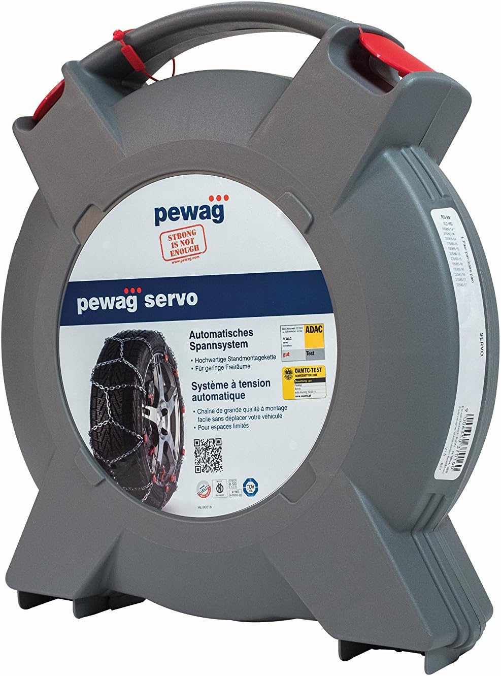 pewag Schneeketten 37012 servo RS 62 , 1 Paar RS 62 Standard Edition Single, RS 62 Standard Edition