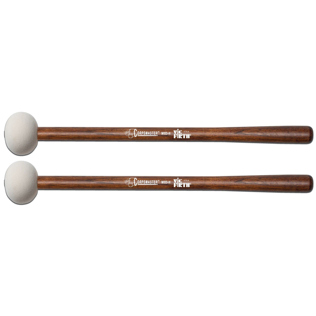 Vic Firth Corpsmaster® Bass Mallet -- Large Head Hard Hard Large Head, Hard Large Head