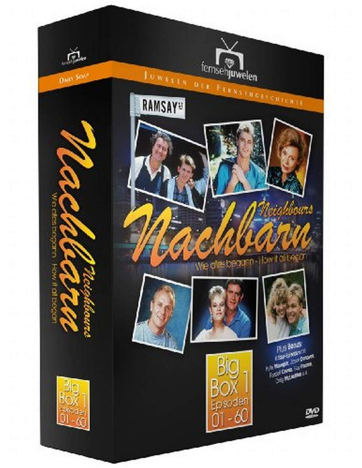 Nachbarn/Neighbours - Big Box 1: Episoden 1-60 + 6 Star-Episoden (Fernsehjuwelen) [12 DVDs], DVD