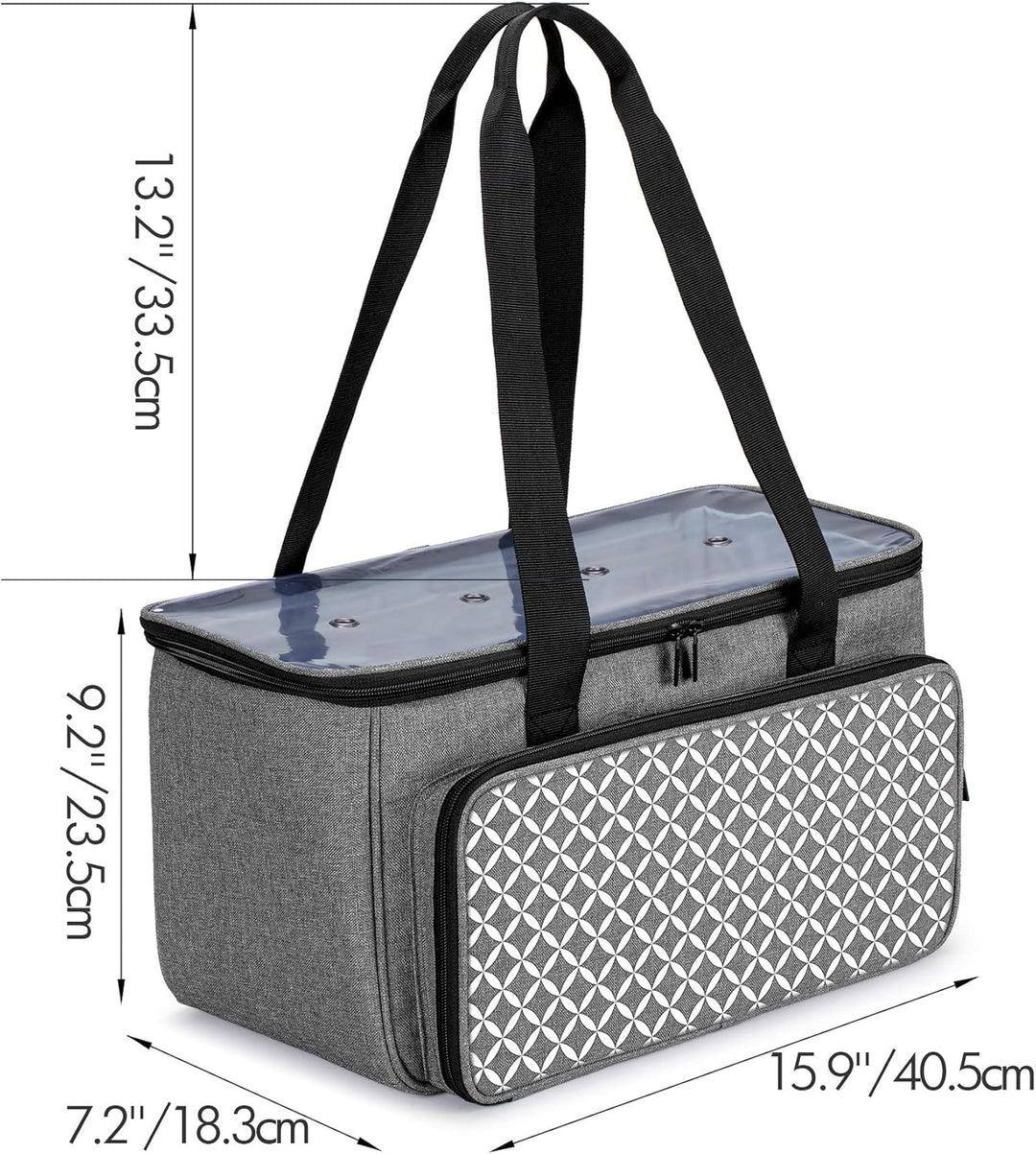 Yarwo Tasche für Garnaufbewahrung, Stricktasche zur Aufbewahrung von Wolle, Handarbeitstasche mit Gr