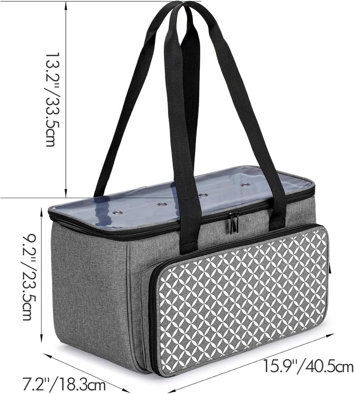 Yarwo Tasche für Garnaufbewahrung, Stricktasche zur Aufbewahrung von Wolle, Handarbeitstasche mit Gr