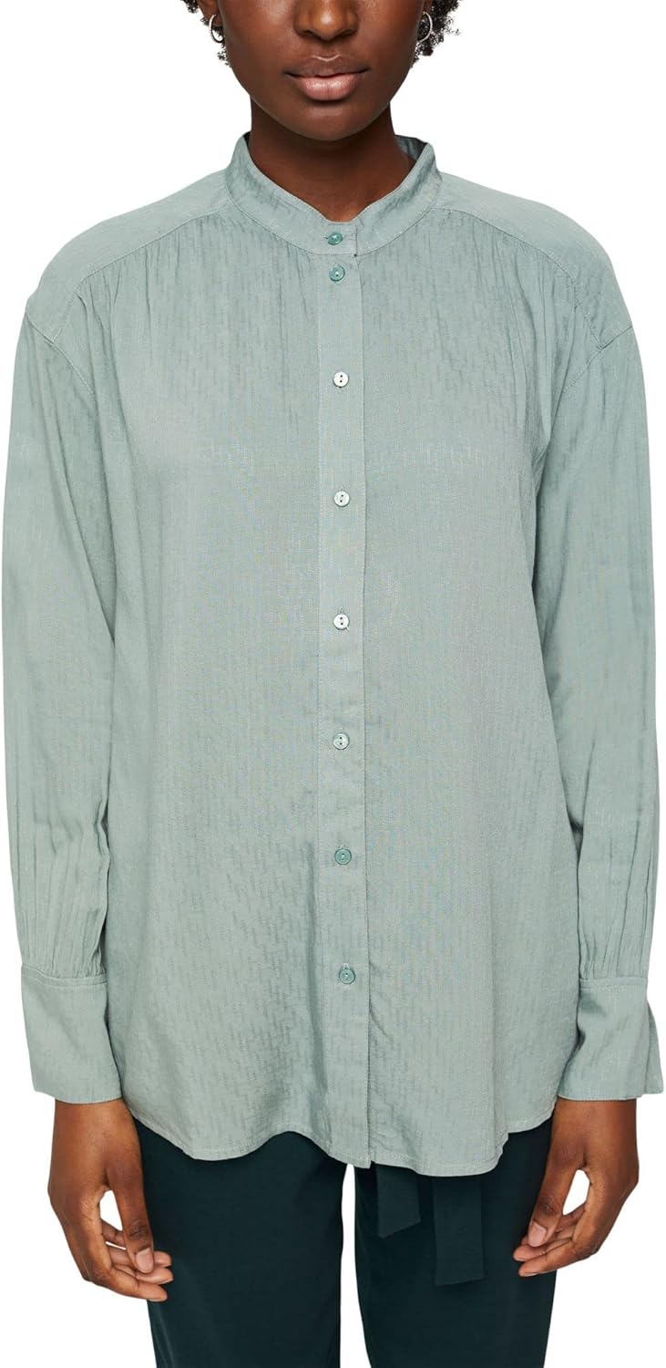 ESPRIT Damen Bluse 32 335/Dusty Green, 32 335/Dusty Green