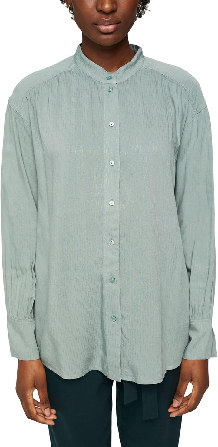 ESPRIT Damen Bluse 32 335/Dusty Green, 32 335/Dusty Green