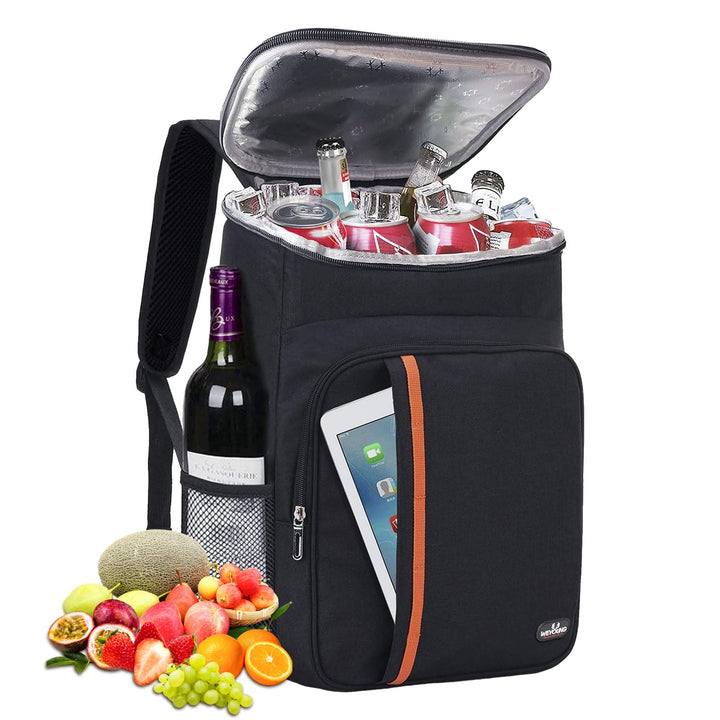 HEQUN 23L Kühlrucksack Thermo Rucksack Picknickrucksack Kühltasche Gross Isoliert Cooler Bag Perfekt