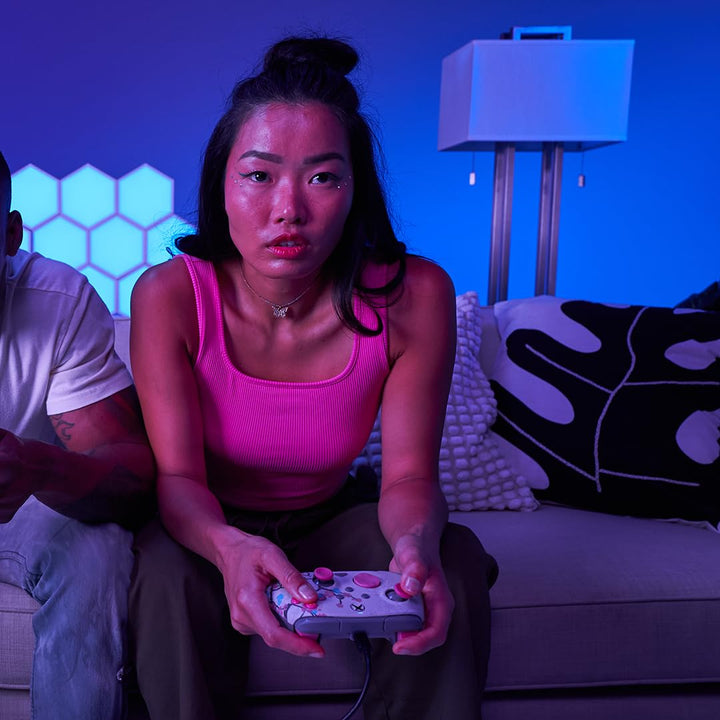 PDP Xbox REMATCH GLOW Wired controller BLOSSOM, Blossom