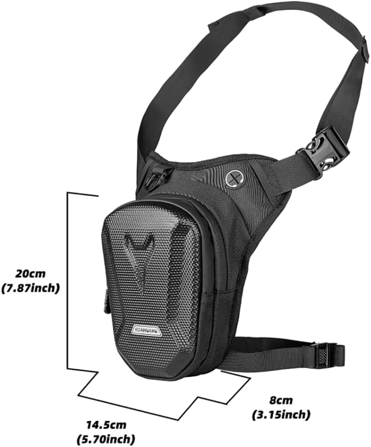 Gutriff Oberschenkeltasche und Beintasche für Herren und Damen, für Laufen, Radfahren, Motorrad, Spo