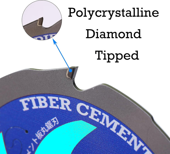 LSHUZIYU 115mm-4PCD-9.5mm, Polykristallin mit Diamantzähne 4 PCD, Kreissägeblatt Faserzement, Sägebl