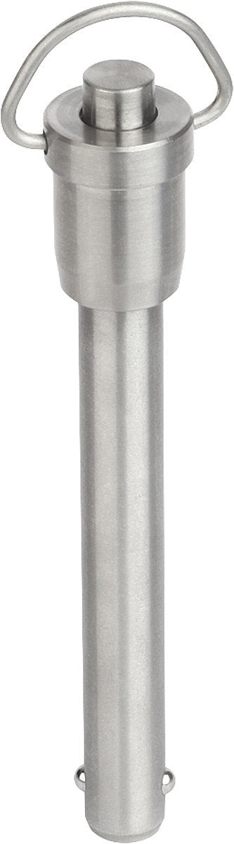 KIPP – Bedienteile | Normelemente K0746.01506010 Kugelsperrbolzen mit Ringklammer Edelstahl, selbsts