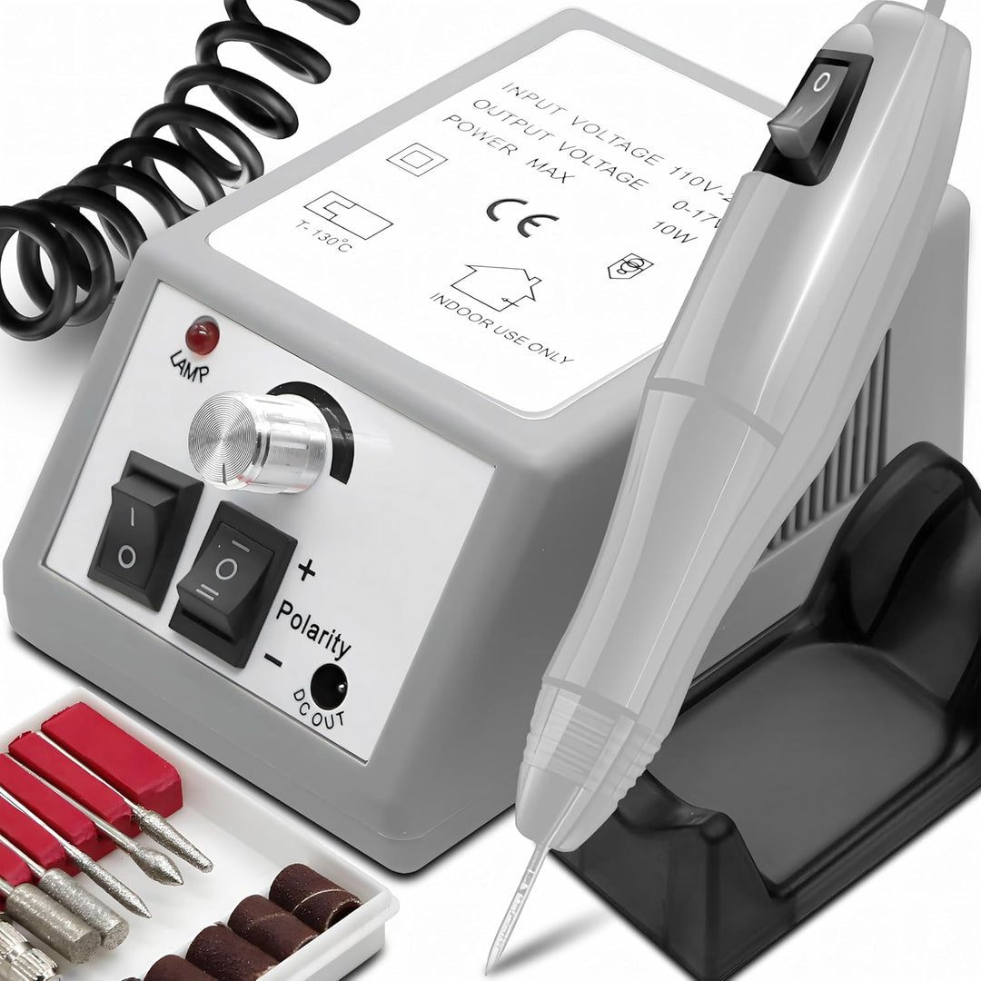 Retoo Nagelfräser Elektrische Nagelfeile Professionelles Maniküre Pediküre Einstellbarer Geschwindig