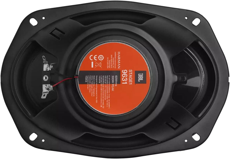 JBL Stage1 9631 3-Wege Auto Lautsprecher Set von Harman Kardon - 300 Watt Ovale KFZ Car HiFi Autolau