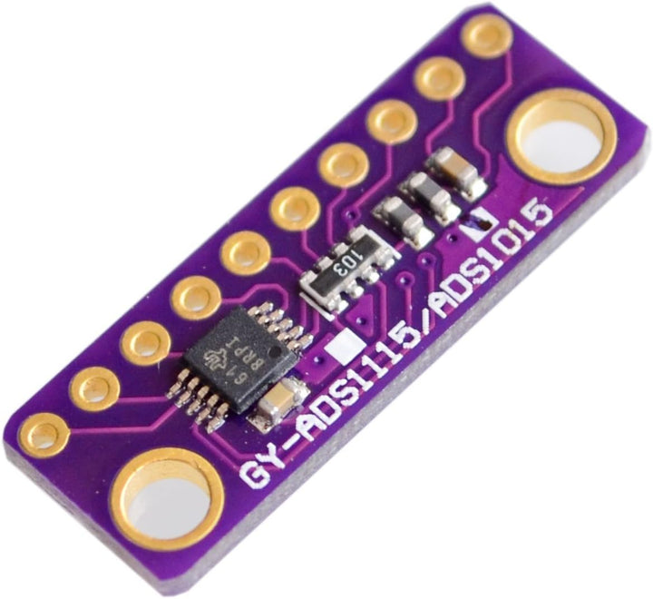 TECNOIOT 5pcs I2C ADS1015 12-bit Precision ADC 4 Channel Converter Module Development Board Module w