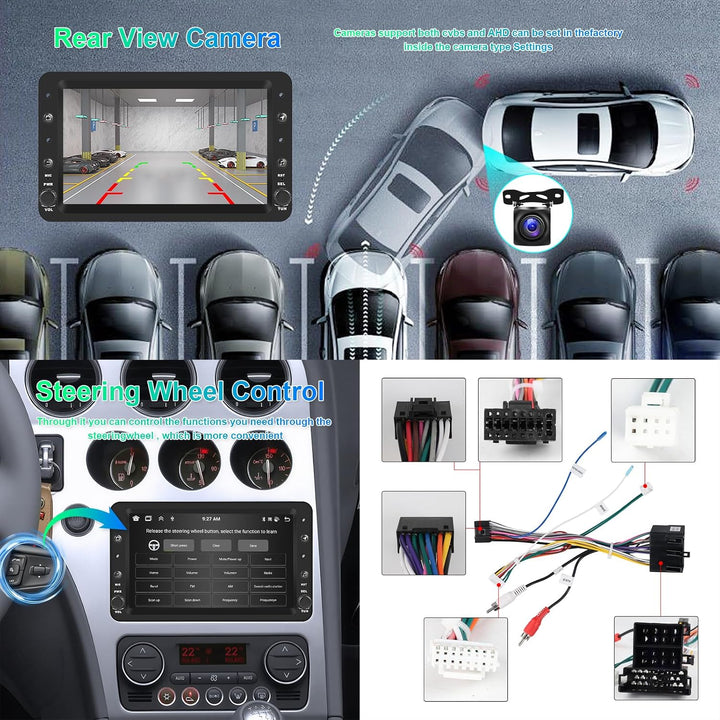Hodozzy 8 Core 4G+64G Android Autoradio für Alfa Romeo 159 2004-2011 mit Navi WiFi, 7 Zoll Touchscre