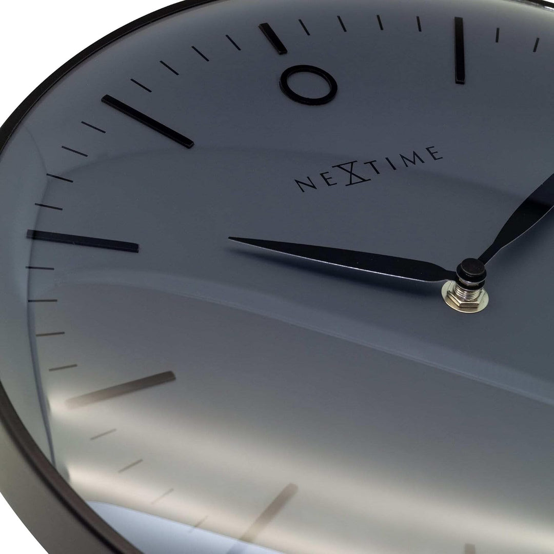 NeXtime 2790 Retro Uhr Aluminium grau