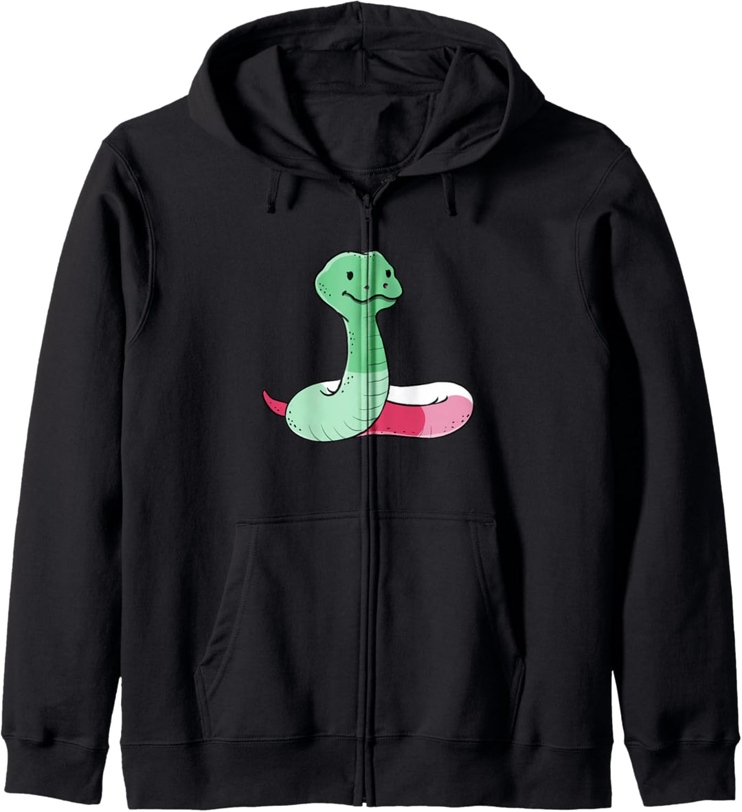 Schlange Abrosexual Pride Kapuzenjacke