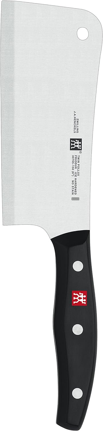 Zwilling 1001406 Hackmesser, Klingenlänge: 15 cm, Breites Klingenblatt, Rostfreier Spezialstahl/Kuns