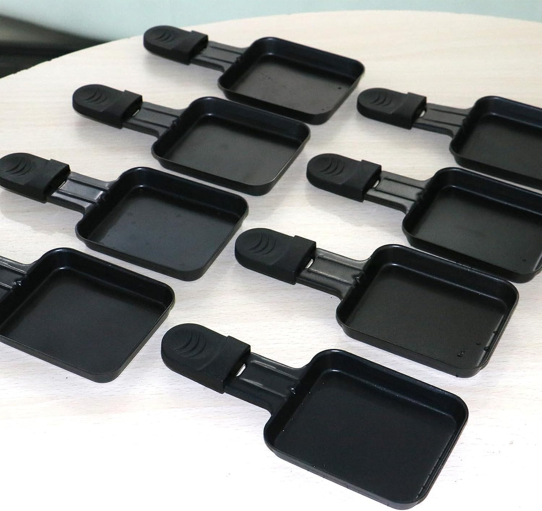 Raclette Pfännchen Mini Antihaftbeschichtet Pfännchen, 8er Set