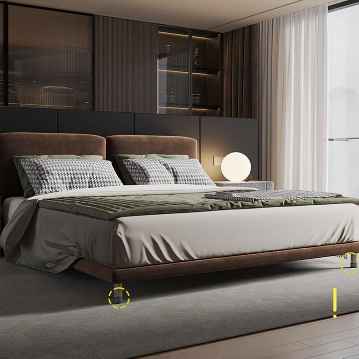 4 Stück Möbelerhöhung, verstellbar, Metall, Bettfüsse, Möbelfüsse für Stuhl, Tisch, Sofa, Kiste, Bad