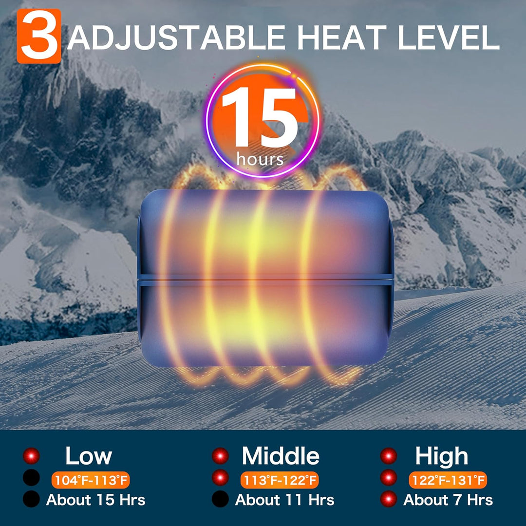 Handwärmer, tragbarer USB elektrischer Handwärmer Wiederaufladbare Power Bank, Heizung Perfekt für O