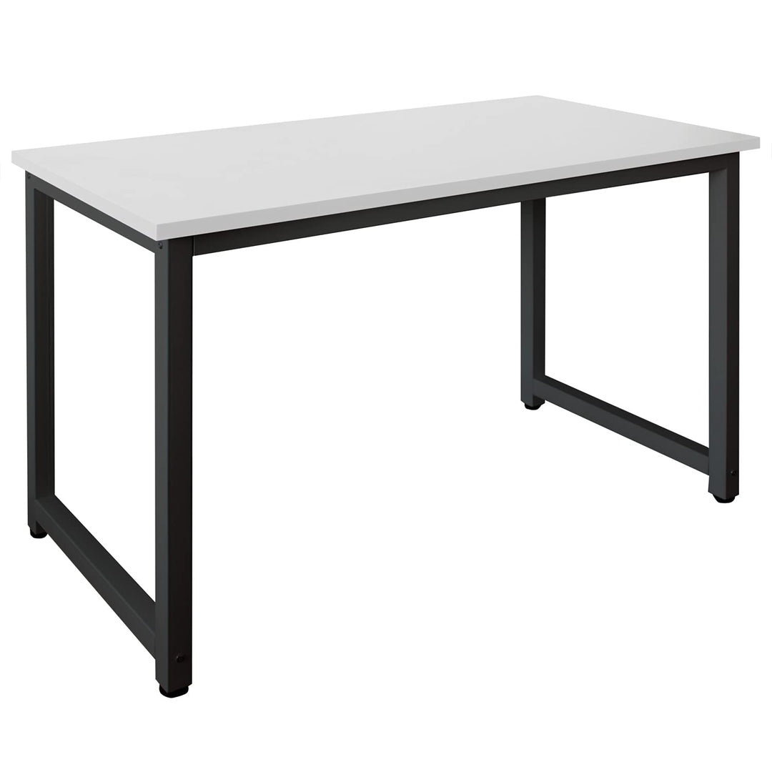 Kingpower Tisch Computertisch PC Schreibtisch Bürotisch 120 x 60 cm Auswahl, Farbe:Schwarz/Weiss Sch