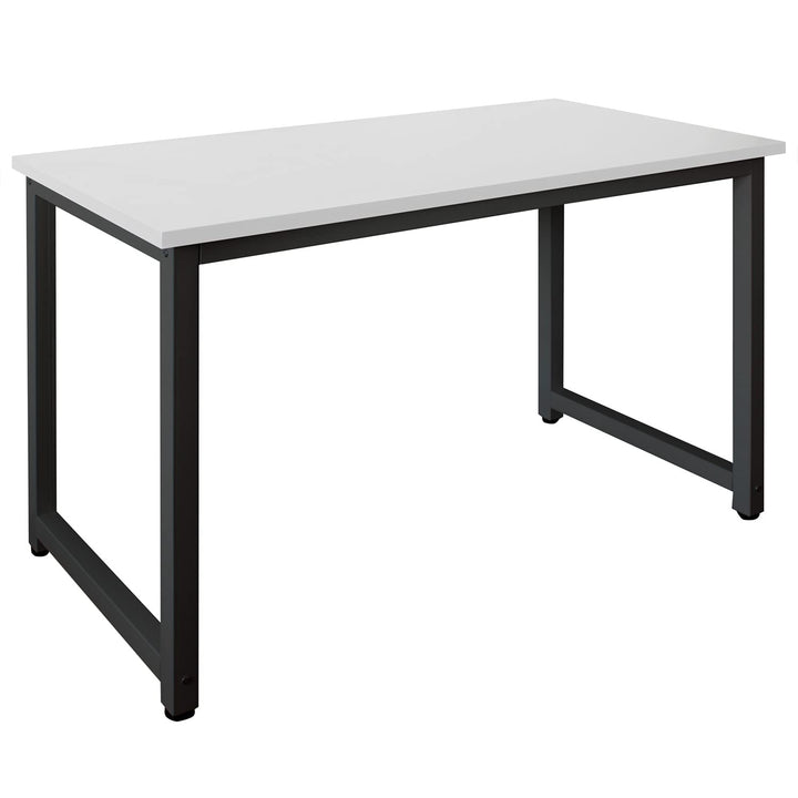 Kingpower Tisch Computertisch PC Schreibtisch Bürotisch 120 x 60 cm Auswahl, Farbe:Schwarz/Weiss Sch
