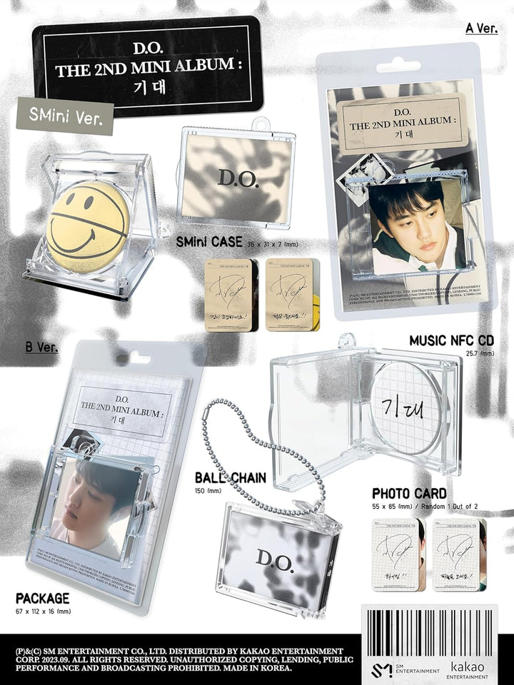 EXO D.O. Anticipation 기대 2nd Mini Album Contents+Photocard+Tracking Sealed DO Kyungsoo KYUNG SOO (Fu