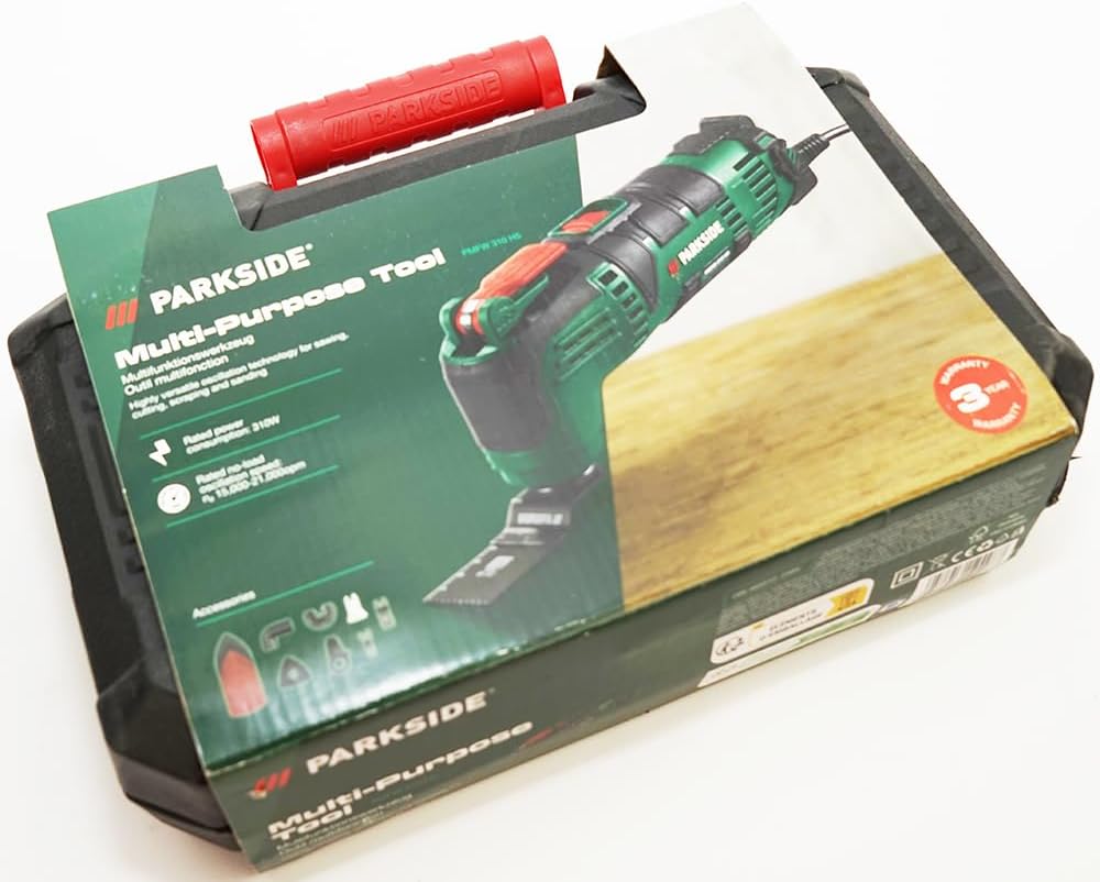PARKSIDE® Multifunktionswerkzeug PMFW 310 H5, mit 5 Aufsätzen, elektrisch betrieben (230V)