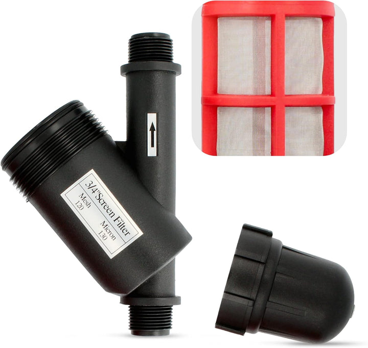 Instalguru Bradas® Bewässerung Filter MESH 120 AG 1 1/2" | Sprinklersystem Siebfilter Scheibenfilter