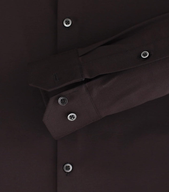 Venti Businesshemd Uni Body Fit 35 Schwarz, 35 Schwarz
