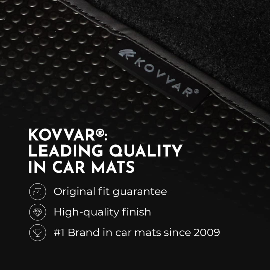 Kovvar DuoGrip Gummi Fussmatten passend für Peugeot Traveller | 2016-2024 | Ausführung: Vorne | 1-te