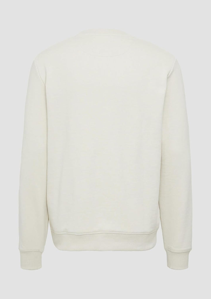 s.Oliver Sweatshirt aus Baumwollmix mit Crew Neck S 0330_wollweiss, S 0330_wollweiß