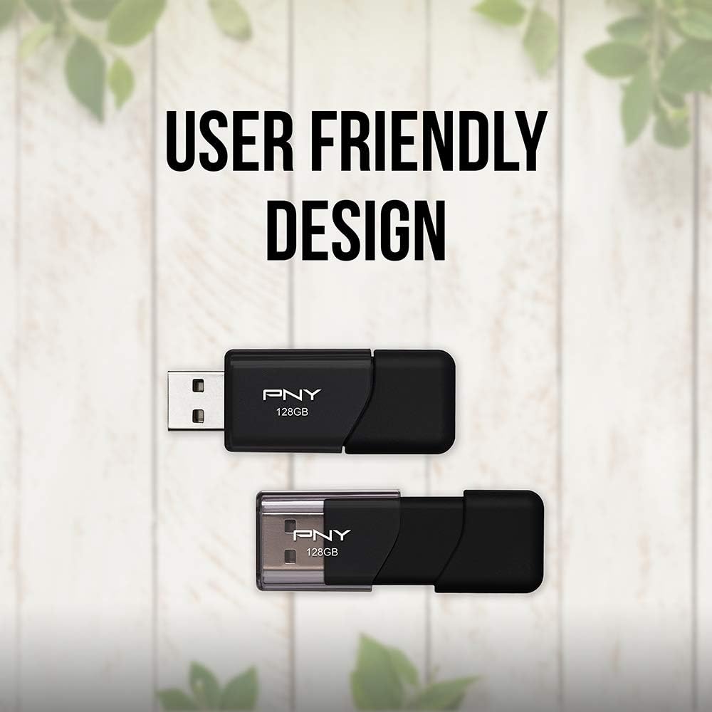 PNY Attaché 3 USB-Speicherstick (16 GB, USB 2.0, 10 Stück, schwarz (P-FD16GX10ATT03-MP) 16 GB / 10er