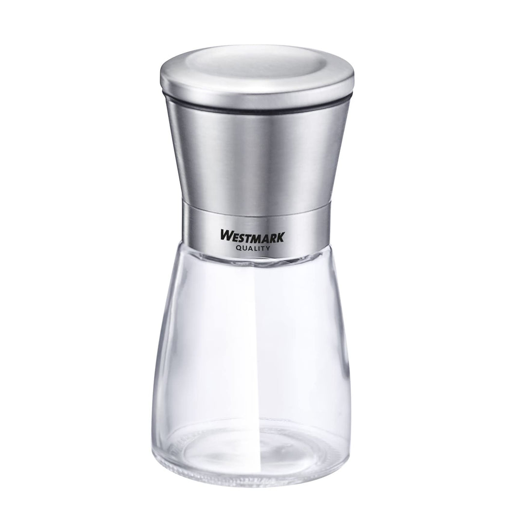 Westmark Gewürzmühle, Mit Keramikmahlwerk, Glas/Keramik/Rostfreier Edelstahl, Edelstahl, Transparent