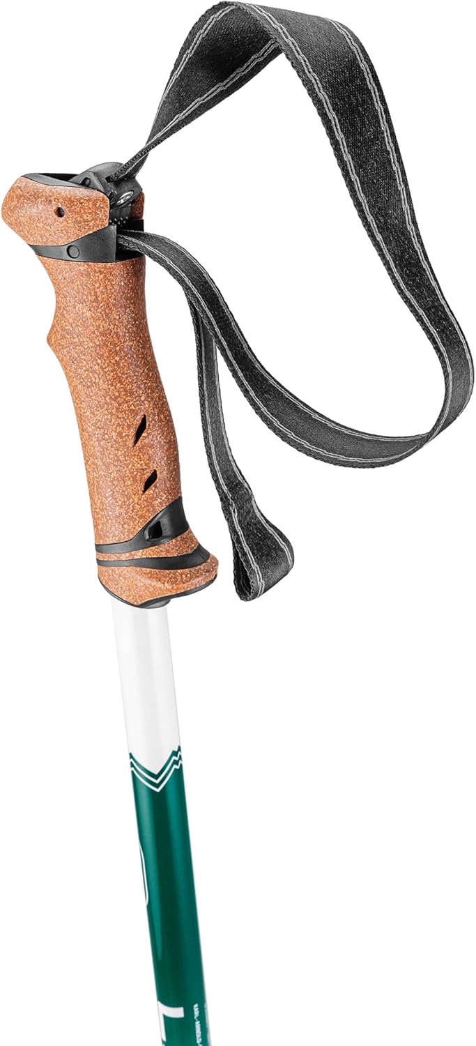 Leki Trail 110-145 cm Trekkingstöcke Teleskopstöcke Wanderstöcke Weiss deep aqua-white 110-145 cm, d