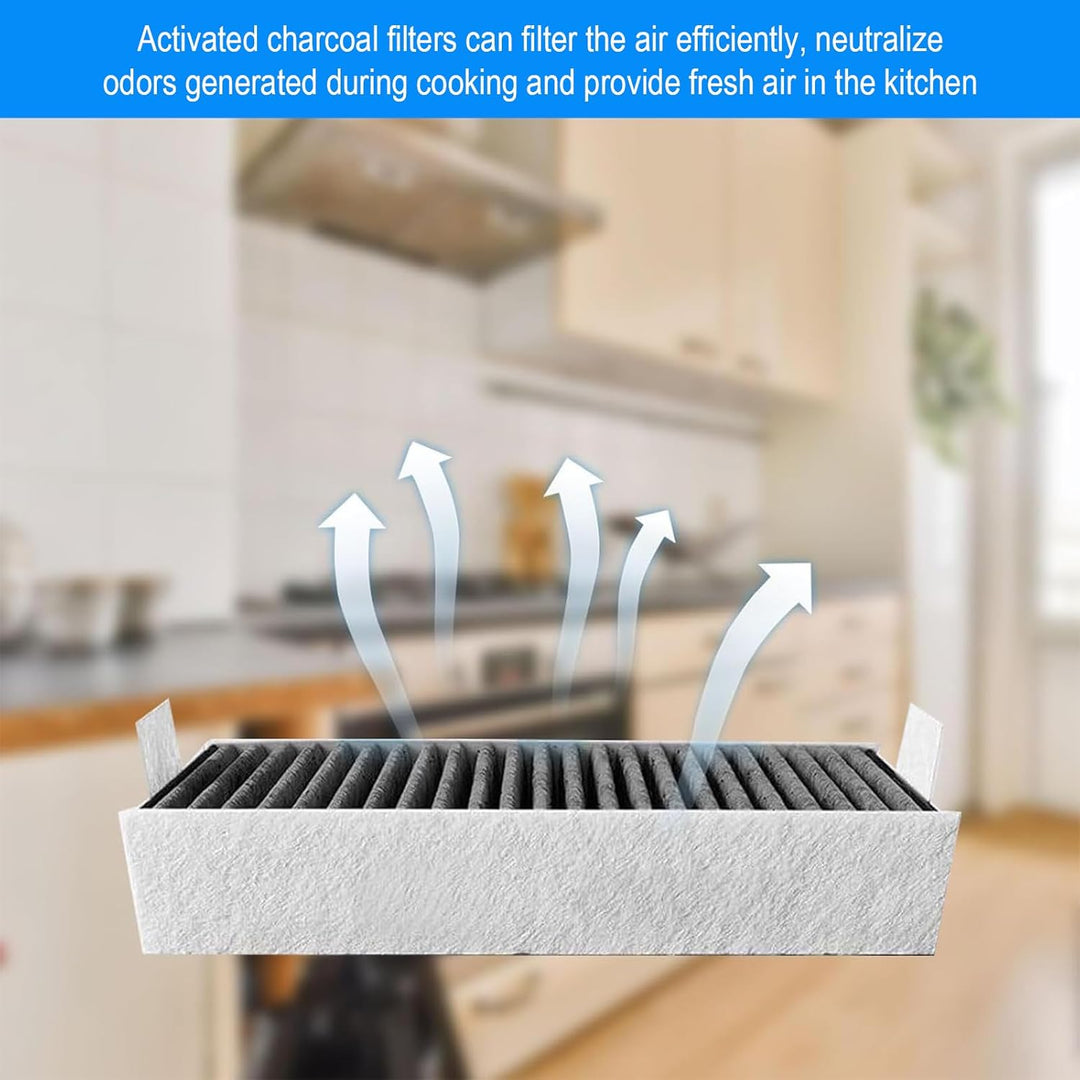 MOLIMOLI Neff Dunstabzugshaube Filter 4 Stück Aktivkohlefilter für Siemens/Bosch/Gaggenau/Constructa